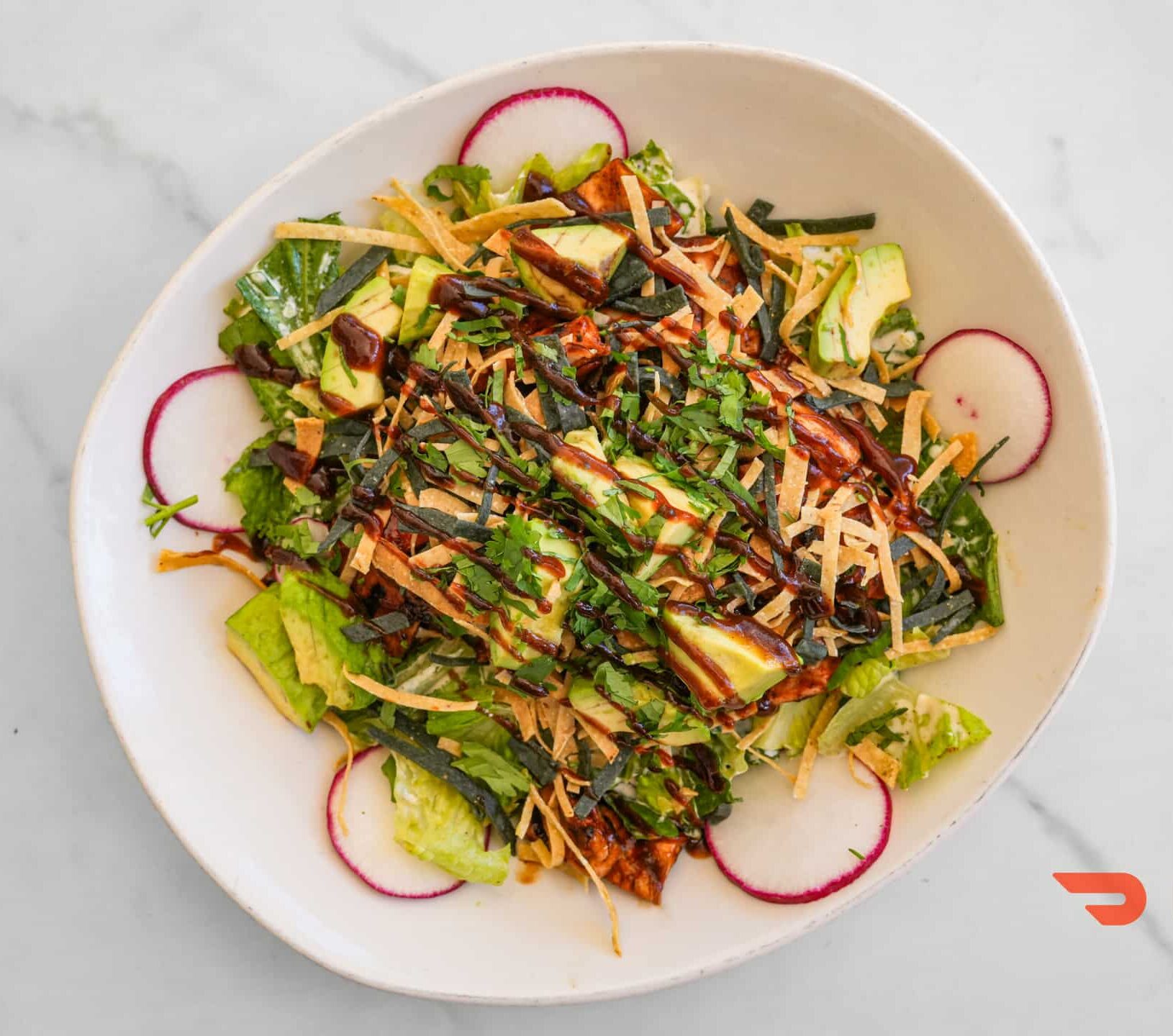 Barbecue chicken salad
